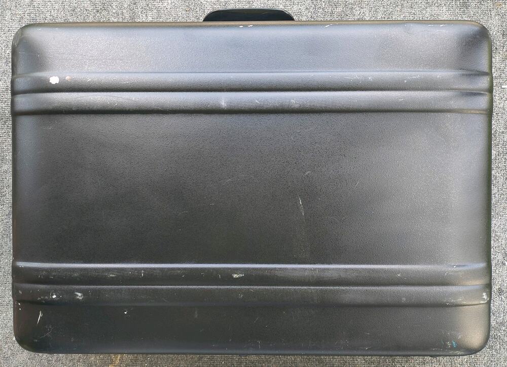 Vintage Zero Halliburton Black Aluminum Gear Case (26" x 18" x 9")